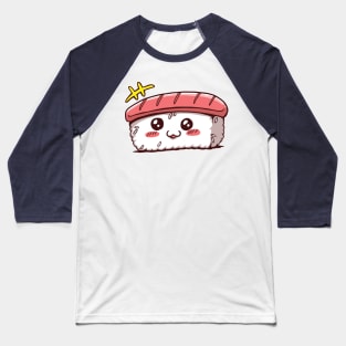 Cute Kawaii Sushi Nigiri Baseball T-Shirt